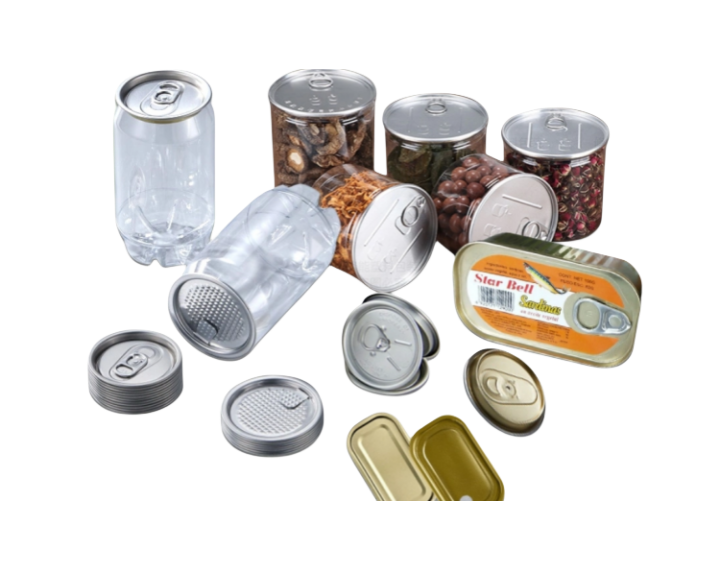 Aluminum can lid foil application